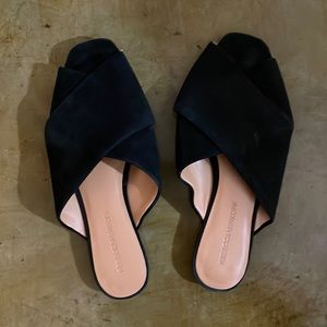 Rebecca minkoff suede sandal